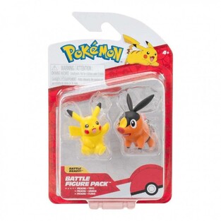 Pokemon 2 Figure Battle Pack First Partner Tepig & Pikachu - PKW4067