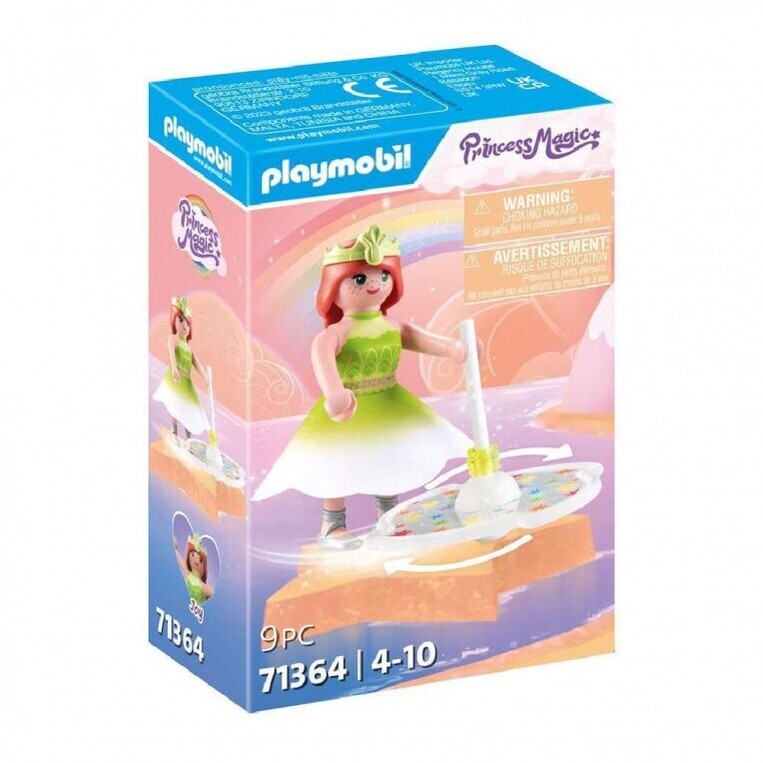 Playmobil Princess Magic Πριγκίπισσα Του Ουράνιου Τόξου με Σβούρα - 71364