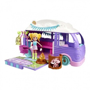 Polly Pocket Glamping Τροχόσπιτο Σετ Παιχνιδιού - JCC32
