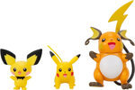 Pokemon - Φιγούρες Εξέλιξης 3 τεμ (Pichu, Pikachu, Raichu) - PKW2778