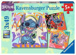 Ravensburger Disney Stitch Παζλ 3x49 Τεμ - 12001070