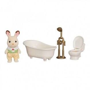 Sylvanian Families Sunny Rabbit Boy's Bath Time Set - SF5779