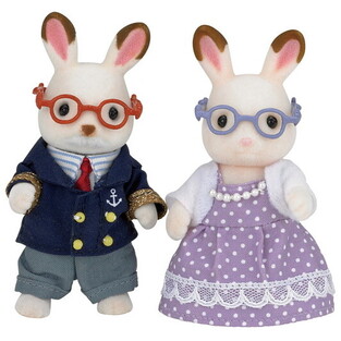 Sylvanian Families Chocolate Rabbit Παππούς & Γιαγιά - SF5190