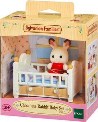 Sylvanian Families Chocolate Rabbit Μωρό Και Κούνια - SF5017