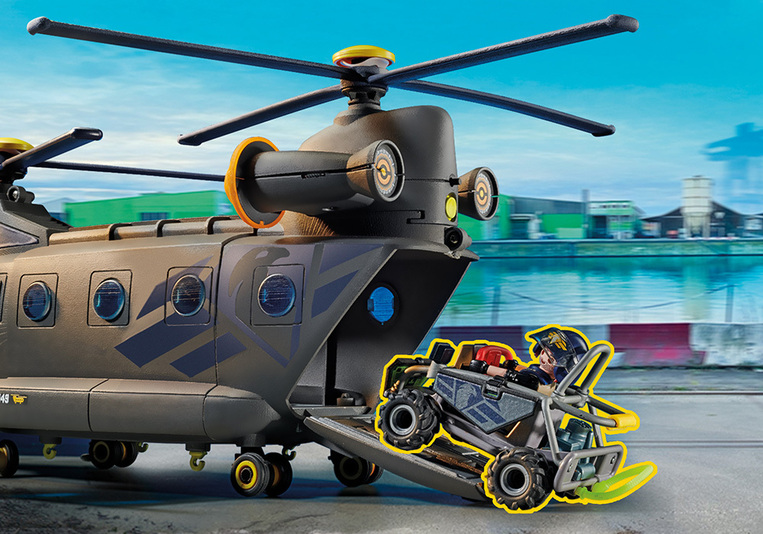 Playmobil City Action Ελικόπτερο Ειδικών Δυνάμεων Με Δύο Έλικες - 71149