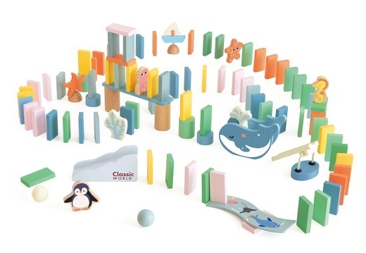 Classic World Ξύλινα Πλακάκια Ντόμινο Ωκεανός - C20220