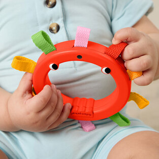 Fisher-Price Κουδουνίστρες Ζωάκια - Πορτοκαλί Ουράνιο Τόξο - JKW56