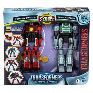 Transformers EarthSpark Cyber-Combiner Set Terran Twitch & Robby Malto - F8438