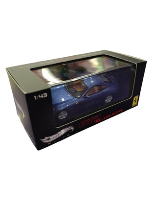 Hot Wheels Elite Ferrari Scaglietti 612 Blue 1:43 - V8376