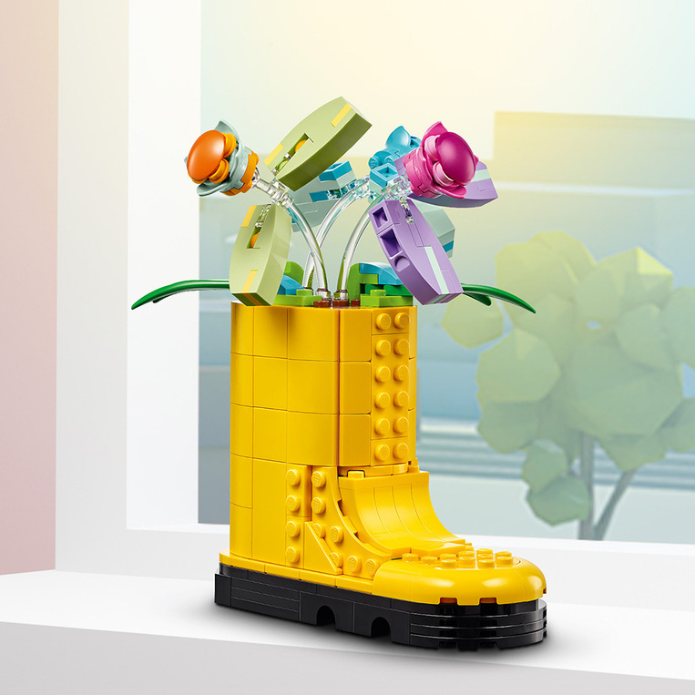 Flowers In Watering Can 
