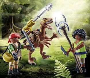 Playmobil Dino Rise - Δεινόσαυροι Δεινόνυχος Και Εξερευνητές - 71264