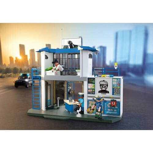 Playmobil City Action Αστυνομικό Τμήμα Με Δωμάτιο Ερευνών - 71874