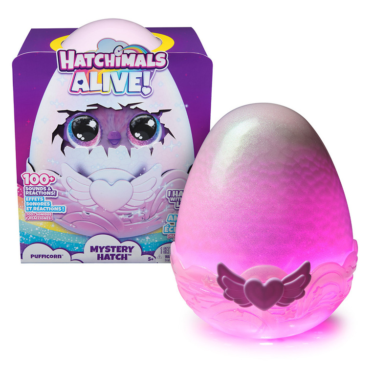 Hatchimals Alive Διαδραστικό Αυγό Pufficorn - 6069132