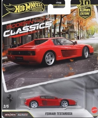 Hot Wheels Premium Modern Classics Ferrari Testarossa - JKF00