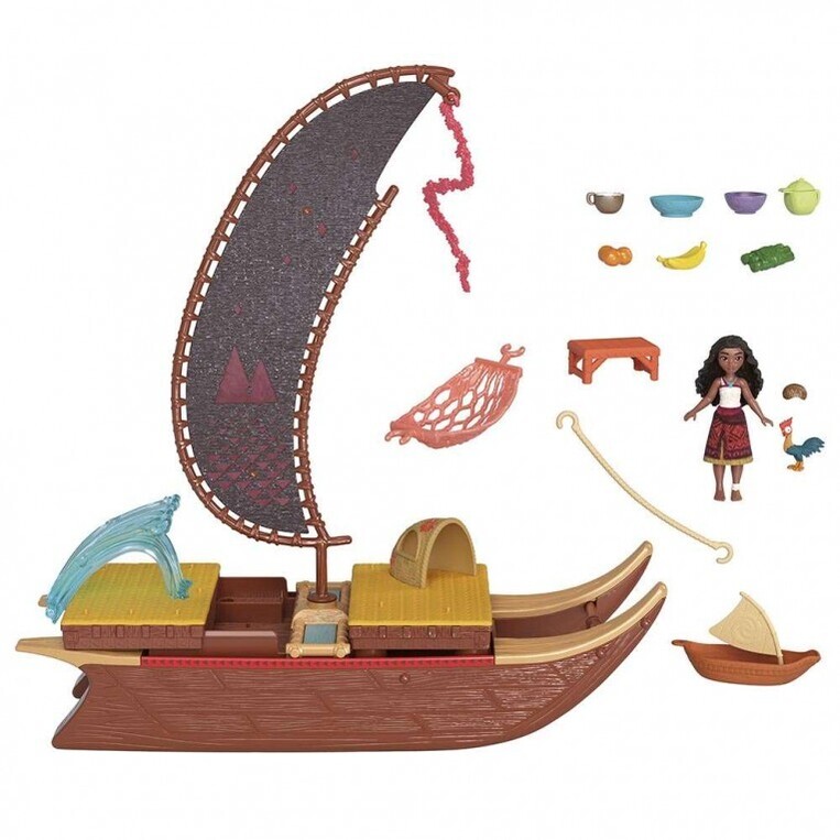 Disney Vaiana 2 Κανό Tης Βαϊάνα Mε Μίνι Κούκλα Βαϊάνα - JBT78