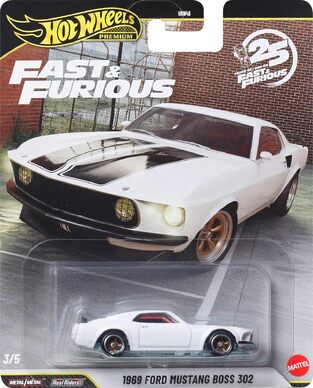 Hot Wheels Premium: Fast & Furious – 1969 Ford Muztang Boss 302 - JHW72