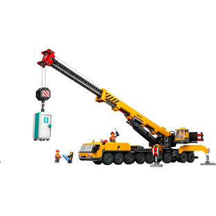 Yellow Mobile Construction Crane 