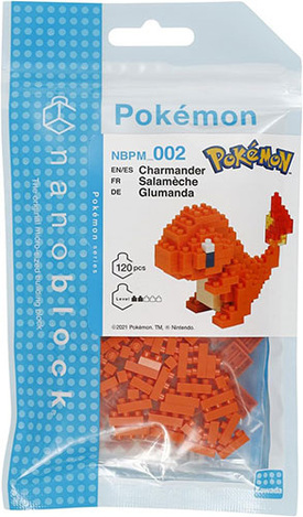 Bandai Nanoblock : Pokemon - Charmander Building Block Figure - NBPM002
