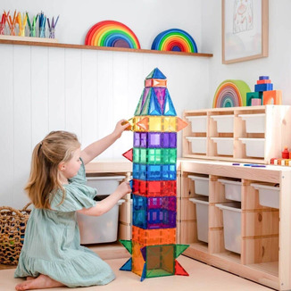 Connetix Rainbow Creative Pack Μαγνητικά Τουβλάκια Κατασκευών 102τμχ. - CT-R-00102-CR