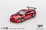 Mini GT 1/64 Toyota Supra (A80) Top Secret GT-300 Top Secret Red Chrome RHD - MGT01132RHD