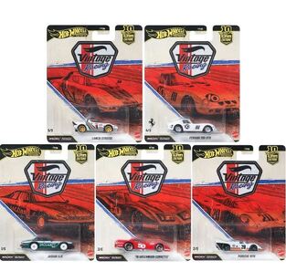 Hot Wheels Premium Vintage Racing set of 5 - FPY86-976-T