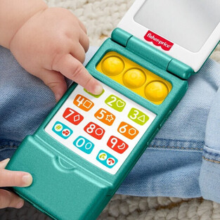 Fisher-Price Laugh & Learn Flip Phone - Εκπαιδευτικό Κινητό Με Πορτάκι - JNJ57