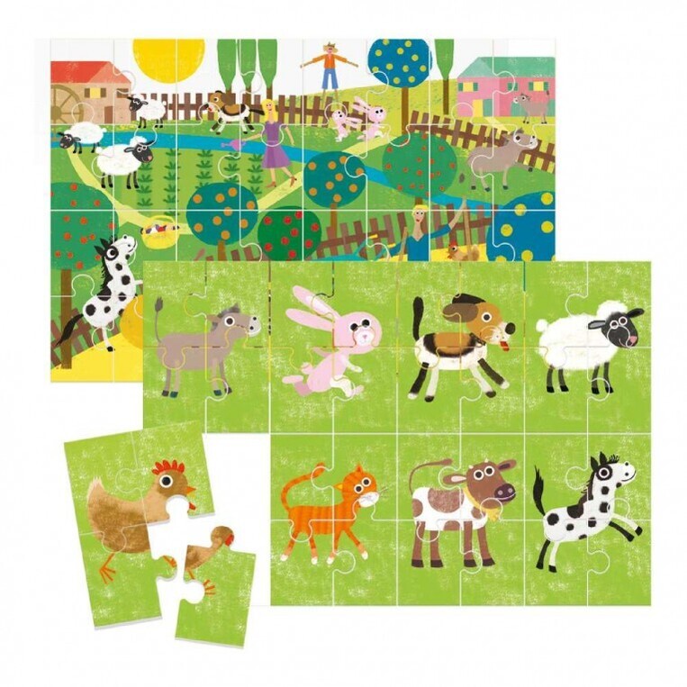 Headu Εκπαιδευτικό Παζλ 8+1 - Η Φάρμα Μου - RF55706