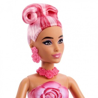 Barbie Petal Pop Κούκλα σε Κόκκινο Τριαντάφυλλο με Εκπλήξεις - JMF59
