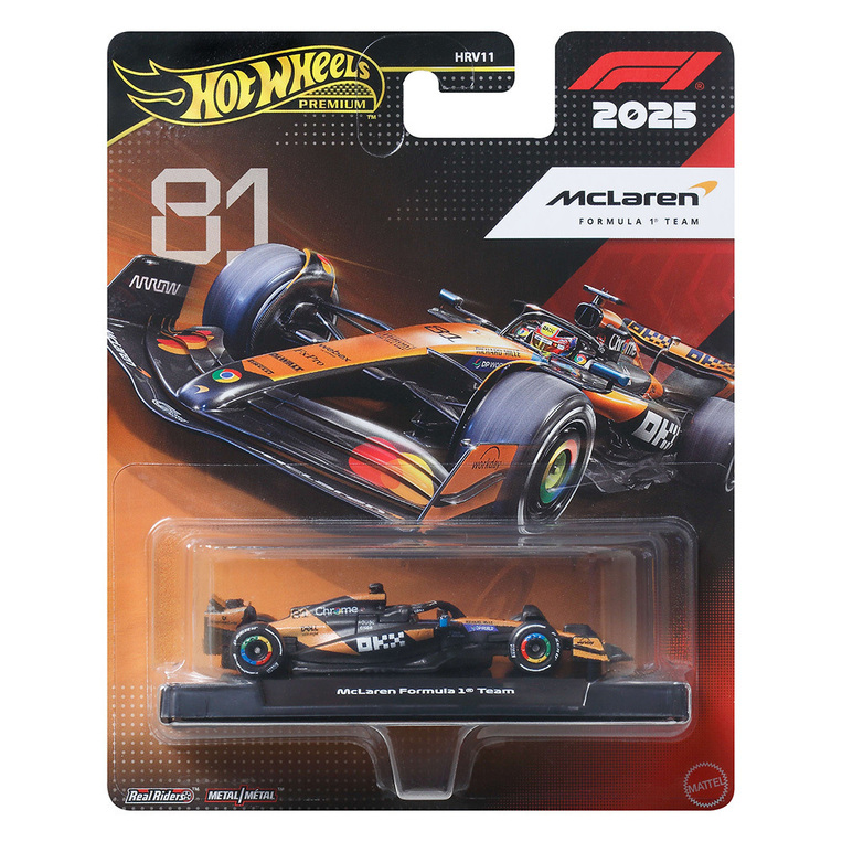 HW Premium Formula 1 2025 McLaren (#81) - JKD81