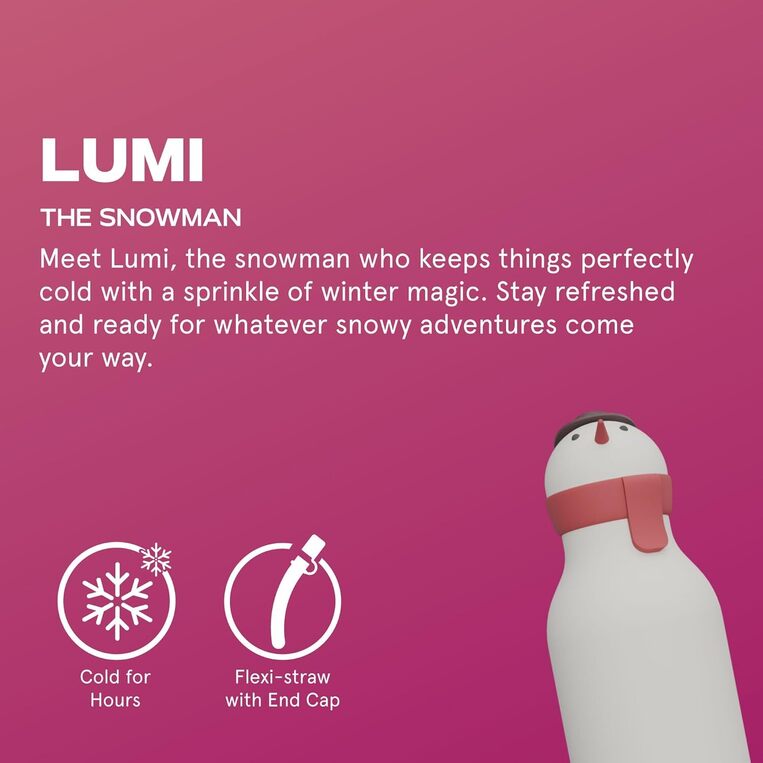 Asobu Μπουκάλι Θερμός 460ml Bestie Snowman - GRAF05480