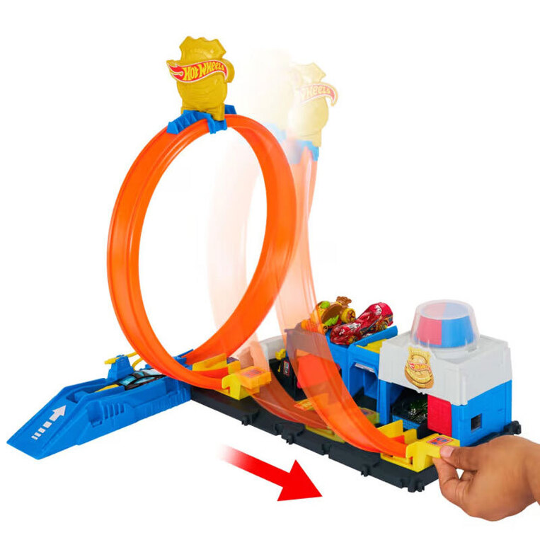 Hot Wheels City Πίστα Σούπερ Αστυνομικό Τμήμα - JBM71