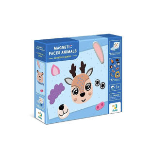 Dodo Toys Μαγνητικό Εκπαιδευτικό Παιχνίδι "Πρόσωπα Ζώων" Mε 77 Μαγνήτες - 200209