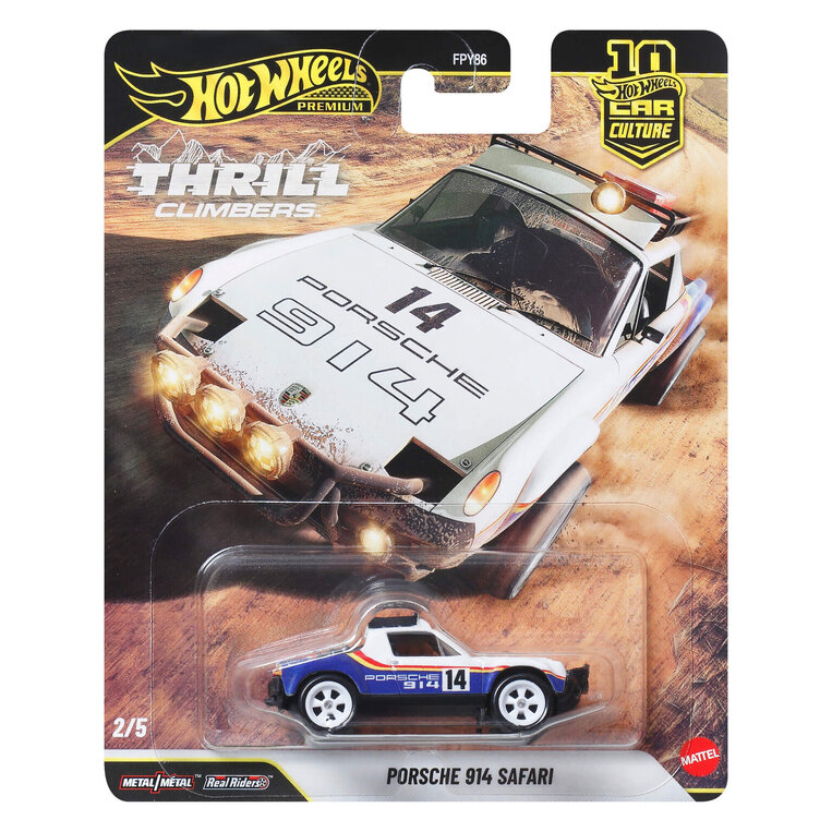 HW Premium Thrill Climbers Porsche 914 Safari - JKF22