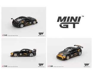 Mini GT 1:64 Toyota GR86 LB Nation Black/Gold - MGT01149RHD