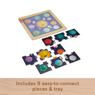 Fisher Price Μίνι Ξύλινο Παζλ Διάστημα - HXV16