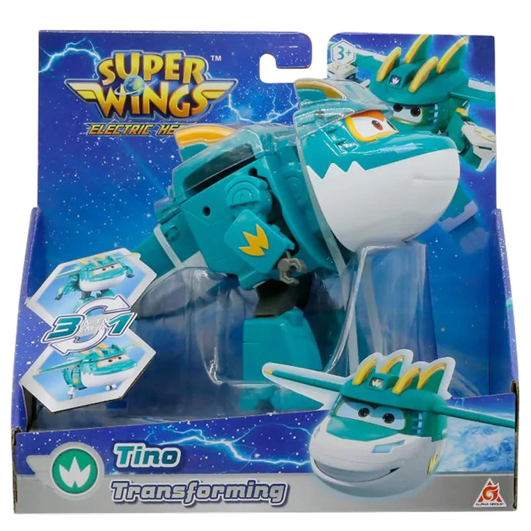 Super Wings Electric Heroes Transforming 15Cm. Tino - 780237