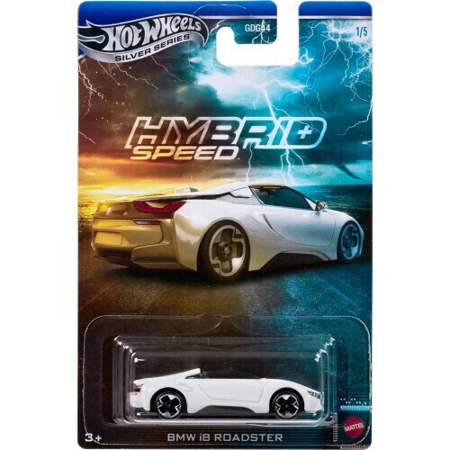 Hot Wheels Silver Series Hybrid Speed BMW i8 Roadster - JCB76