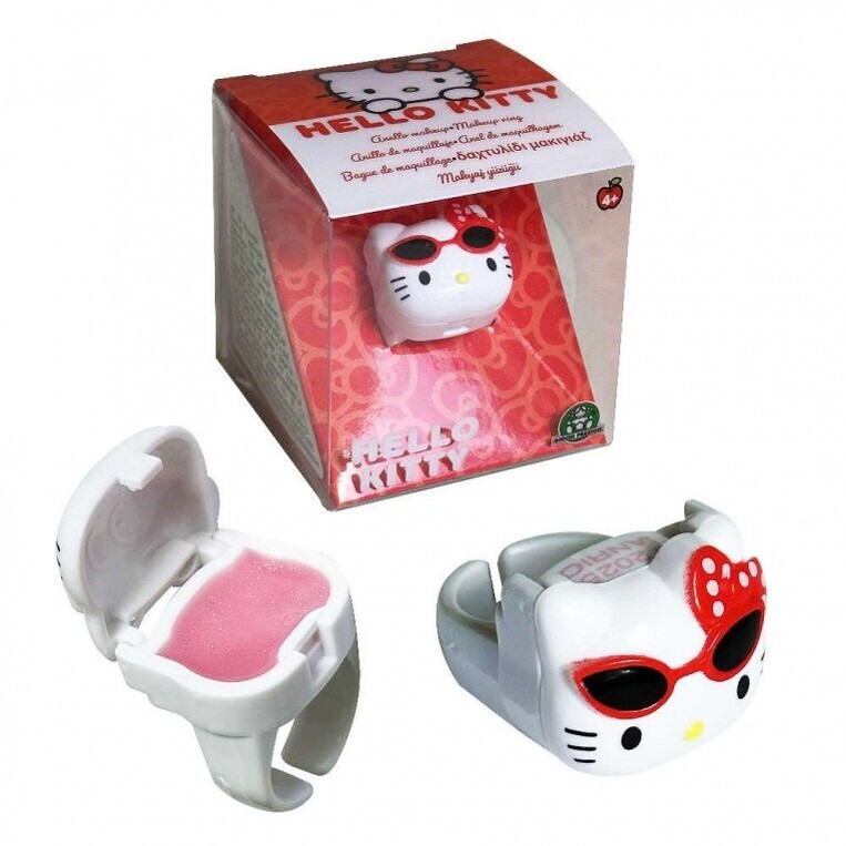 Hello Kitty Δαχτυλίδι Mε Lip Balm Σε Kουτάκι Έκπληξη 1τεμ. Διάφορα Σχέδια - HKTE6000