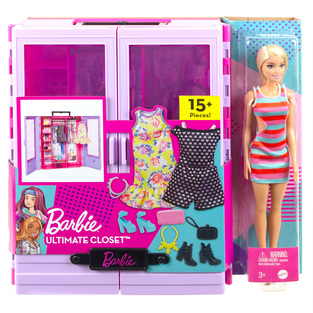 Barbie Νέα Ντουλάπα της Barbie με κούκλα - HJL66