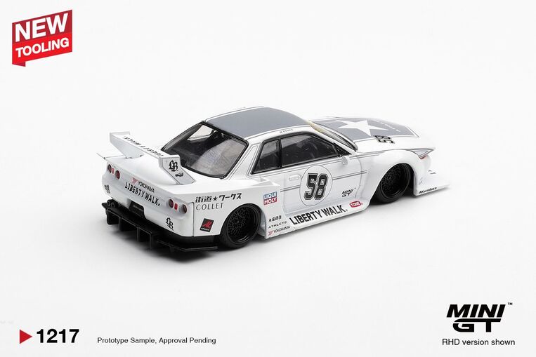 Mini GT Blister Nissan Skyline GT-R (R32) Kaido Works TAS 2025 - MGT01217BL