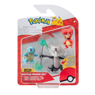 Pokemon Φιγούρες 3 Τεμ. - Magby, Squirtle, Alolan Marowak - PKW3600