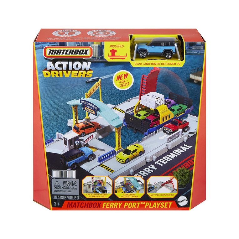 Matchbox Ferry Port Playset Μικρά Σετ Δράσης - HMH29