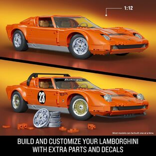 Hot Wheels Brick Shop Premium Lamborghini '71 MIura P400 SV - JHF61