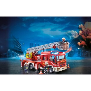 Playmobil City Action Όχημα Πυροσβεστικής Με Σκάλα Και Καλάθι Διάσωσης - 9463