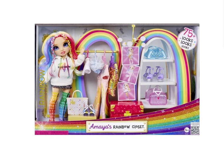 Rainbow High Amaya’s Rainbow Closet Playset - 543183EUC