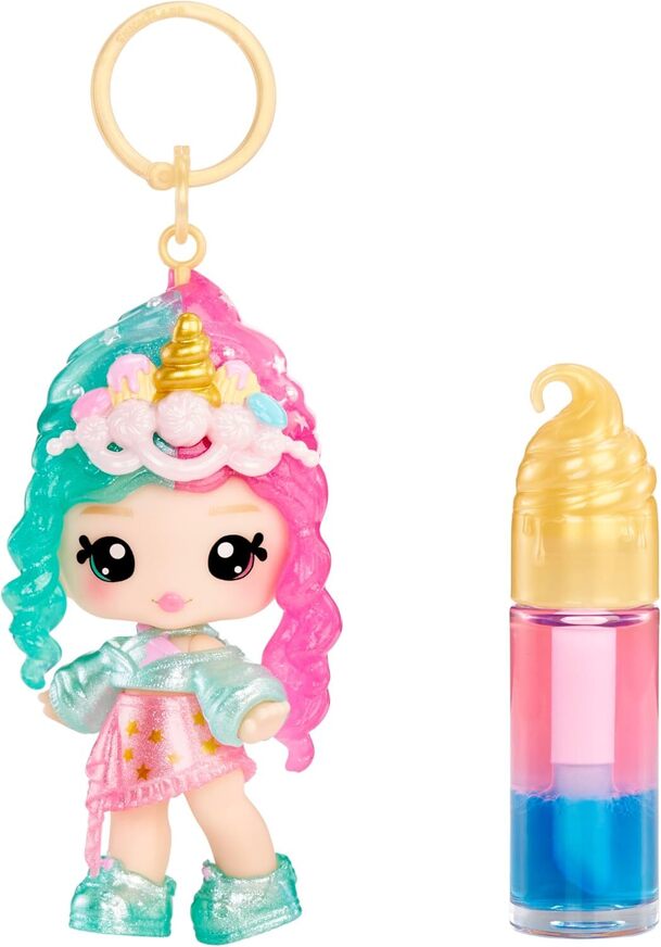Yummiland Lip Gloss Doll: Mystery Color Change - Phoebe Frappe - 546085EUC