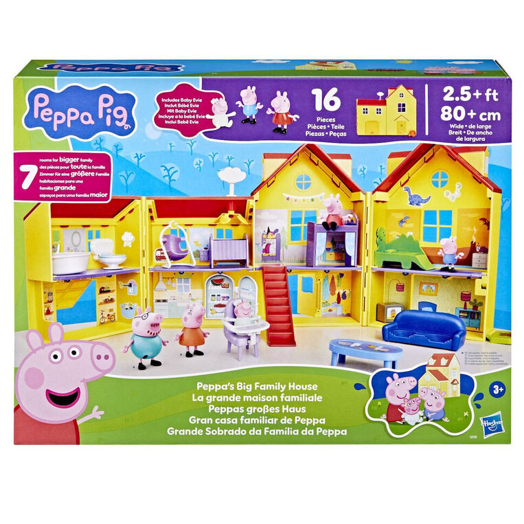 Peppa Pig Peppa's Big Family House Playset - G0508