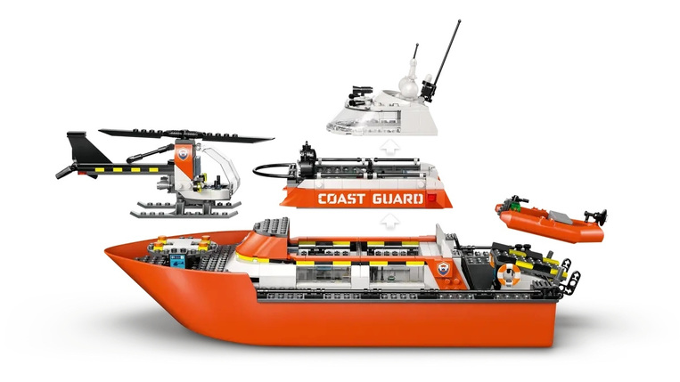 LEGO City Coast Guard Rescue Boat & Helicopter - 60504