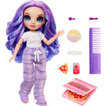 Kούκλα  Rainbow High Junior PJ Party - Violet (Purple) - 503705EUC