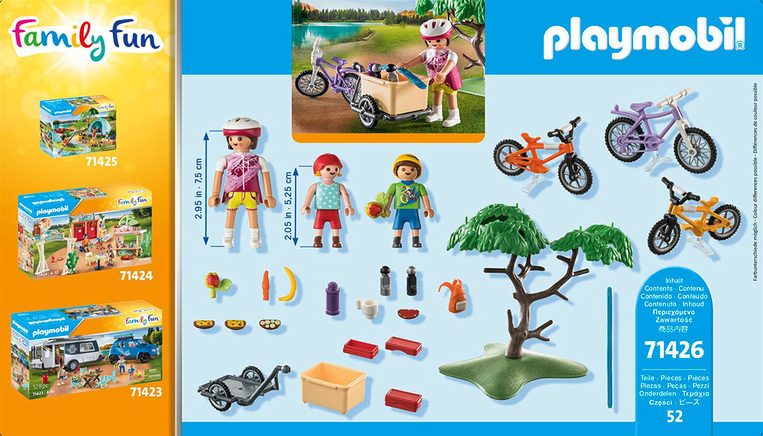 Playmobil Family Fun Εκδρομή με Ποδήλατα στο Βουνό - 71426